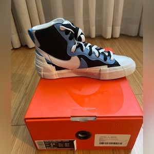 Nike Blazer Mid Sakai White Black Legend Blue Size 6.5